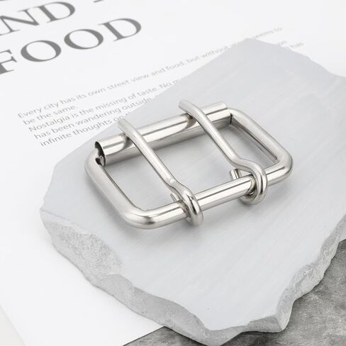 5pcs مزدوج الشق الابواب حزام أبازيم دبابيس دبابيس مزدوجة 65 × 45 مم أبازيم 5 سم حزام حزام مناسبة لأحزمة 5 سم الفضة المعادن in Kuwait