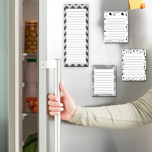 Outus 12 PCS قائمة البقالة المغناطيسية المفكرة للثلاجة ، قائمة تسوق الثلاجة ، وسادة الملاحظات المهاجمة ، ومحجوتين من المفكرة المغناطيسية لتذكير الثلاجة 50 ورقة in Saudi Arabia