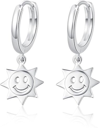 OHAYOO Butterfly Earrings 925 Sterling Silver Butterfly Dangle Earrings Purple Butterfly Earrings for Women Girls in Saudi Arabia