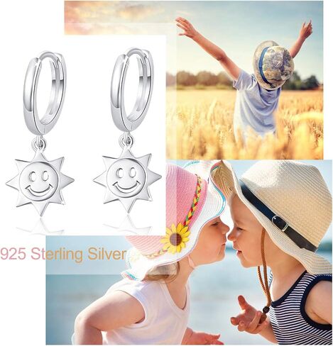 OHAYOO Butterfly Earrings 925 Sterling Silver Butterfly Dangle Earrings Purple Butterfly Earrings for Women Girls in Saudi Arabia