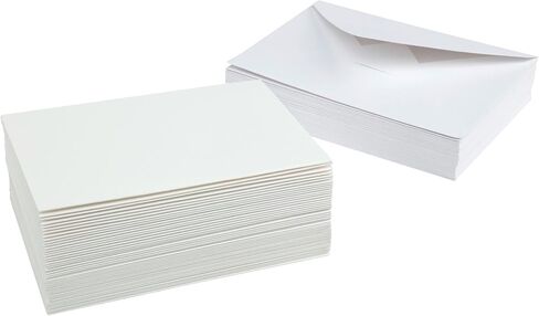 بطاقات ألوان مائية مطوية في نيويورك المركزية مع الأظرف - 5 "× 7" - 10 عبوات - 40 رطل مضغوط بارد ، أبيض زاهي 100 ٪ - بطاقات أوراق مائية خالية من الأحماض الخالية من الأحماض الفنان in Saudi Arabia
