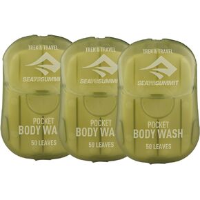 Sea to Summit Trek and Travel Pocket Body Wash, 3-Pack