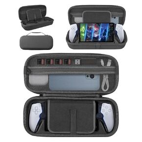 TECTINTER Travel Carrying Case Compatible with PlayStation Portal,Built-in Larger Storage,Shockproof Anti-Scratch Dual-Layer Oxford Protective Portable Case Giftbox Easy Clean