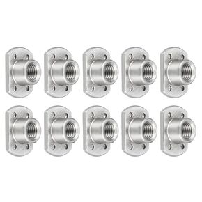 Spot Weld Nuts (M10 x 1.25mm) 10Pcs, Carbon Steel Double Tab Fastener Nut - for Building Industrial