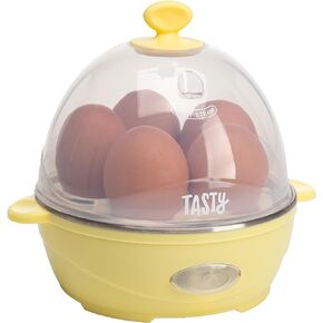 Mini Rapid Egg Cooker, 5-Egg Capacity for Perfect Hard Boiled Eggs or Omelets, Auto Shut Off, Aqua