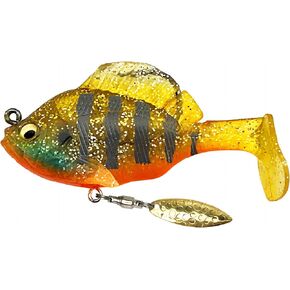 Top Water Fishing Lures with Rotating Tail, Freshwater and Saltwater Hard baits kit for Bass Catfish Pike Perch etc.