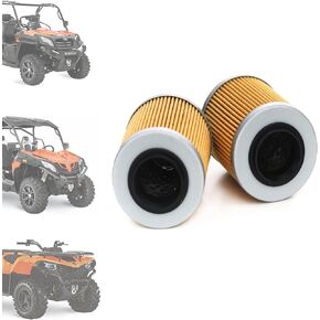 CFMOTO Oil Filter Compatible with cf moto Cforce Zforce Uforce 400 500 600 800 900 950 1000 0800-011300 (2PCS)