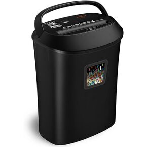 Paper Shredder,VidaTeco 58dB 14-Sheet Cross-Cut Shredder with US Patented Cutter,Also Shreds Card/CD, Heavy Duty Paper Shredding Machine for Home Office,Fast with Auto Jam Proof,6.6-Gallon Bin