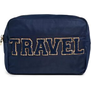 Stoney Clover Lane Women's Travel Sapphire Large Pouch, Sapphire, Blue, One Size