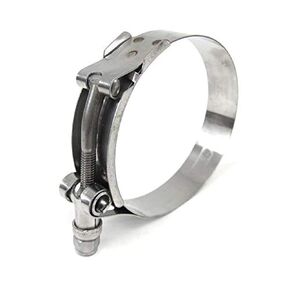 HPS Performance 316 Marine Stainless Steel T-Bolt Hose Clamp Size # 236, fit 8" ID Hose, Range: 8.25" - 8.56" (316-SSTC-210-218) Polish