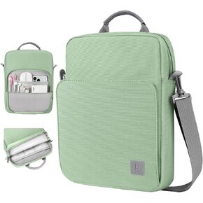 حقيبة كتف للكمبيوتر اللوحي مقاس 9-11 بوصة مع مقبض لجهاز iPad 9/8/7th Gen 10.2، iPad Pro 11 M2 2022، iPad Air 5/4th 10.9، iPad 10th Gen 10.9، Galaxy Tab A8/S9/S8/S9 FE ، أخضر غامق in Kuwait