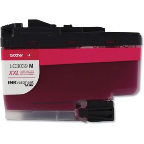 Brother Genuine LC3039M, Single Pack Ultra High-yield Magenta INKvestment Tank Ink Cartridge, Page Yield Up To 5,000 Pages, LC3039, Amazon Dash Replenishment Cartridge