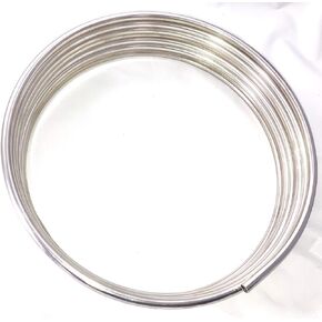 The Stop Shop 16 Ft of 5/16" Stainless Steel Brake/Fuel/Transmission Line Tubing Coil, Grade 304, Made in USA