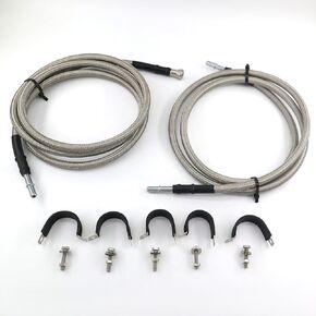 Stainless Steel Braided Fuel Lines Kit 819-816 Fit for Chevrolet Silverado/GMC 1500/2500/3500 2004-2008