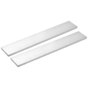 uxcell Square Aluminum Flat Bar, 2pcs 5/16" Thickness 2" Width 12" Length Square Aluminum Bar 6061 Aluminum Flat Plate, 8 x 50 x 305mm T6511 Solid New Mill Stock