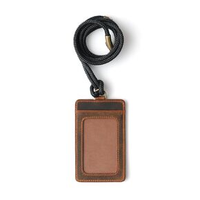 Handmade Leather Card Holder Wallet, Leather Minimalist Wallet with ID Card Holder, Slim Bifold ID Wallet, Brown