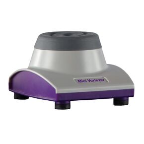Certified Lab Vortex Mixer with Touch Function, 4500 RPM, Ideal for Tattoo Ink, Gel Polish, Eyelash Adhesives, Acrylic Paints, Test Tubes and Centrifuge Tubes, 5 Year Warranty, Purple/Grey