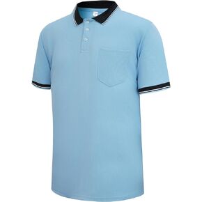 Umpire Shirt - Mens Referee Shirt for Baseball/Softball, Short Sleeve Polo Ref Shirt/Umpire Jersey, Sporting Goods