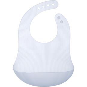 Olababy Fold N Go Silicone Baby Bib w/Travel Case, Waterproof | Lightweight, Foldable Design for Infants & Toddlers 6-36 Mo. BPA-Free Food-Grade Silicone. Eases Pressure Points & Bruising. in Kuwait