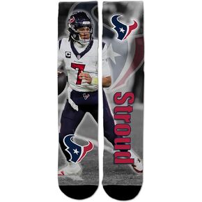 FBF - Officially Licensed NFL Drive Player Sublimation Youth Size Kids Crew Socks Approximately 4-8 years old