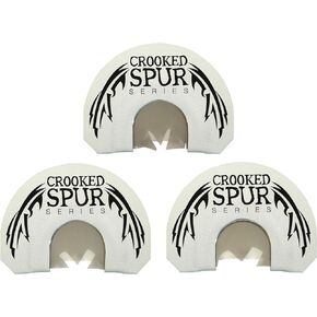 FOXPRO Ghost Spur Turkey Call Combo Pack White Includes 3 Diaphragm Mouth Calls
