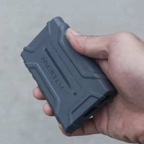FATBEAR Rugged Shockproof Armor Protective Shell Skin Case Cover for Sony Walkman NW-A300 Series NW-A306 NW-A307 (Black)