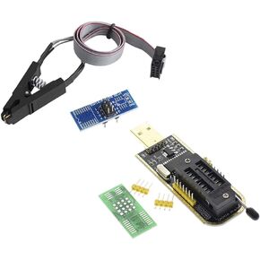 CH341A 24 25 Series EEPROM Flash BIOS USB Programmer Module +SOIC8 SOP8 Test Clip for EEPROM 93CXX/25CXX /24CXX