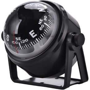 Boat Compass Vehicle Car Boat Navigation Compass Ball Compass for Outdoor Camping Hiking Mountaineering