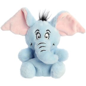 Aurora® Whimsical Dr. Seuss™ Palm Pals™ Horton Stuffed Animal - Magical Storytelling - Literary Inspiration - Blue 5 Inches