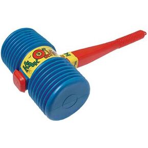 US Toy One Giant Squeaky Circus Carnival Clown Hammer, Colors May Vary