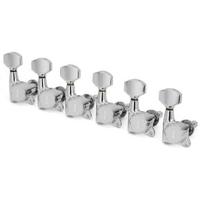 Gotoh Schaller-Style Knob Tuning Machines, 6-In-Line, Chrome