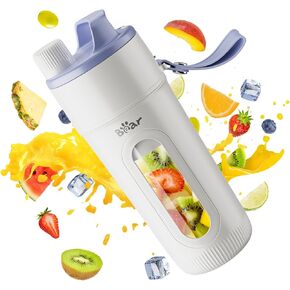 خلاط بير المحمول، 10 شفرات محدثة وخلاط شخصي لاسلكي قابل لإعادة الشحن عبر USB، خلاط للمخفوقات والعصائر مع كوب سفر خالٍ من مادة BPA سعة 12 أونصة، غطاء مانع للتسرب، فوهة رشفة للسفر وصالة الألعاب الرياضية والمكتب in Kuwait