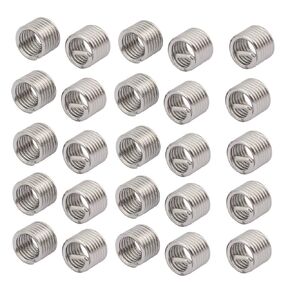 uxcell #10-32x0.285 304 Stainless Steel Helical Coil Wire Thread Insert 25pcs