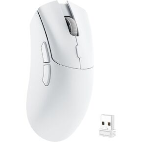 KM-5 Gaming Mouse, Wireless Mouse Gaming for Laptop with 5 Adjustable DPI, Lightweight, Bluetooth, 6 Programmed Buttons, Ergonomic Optical Computer Gamer Mice for Windows PC Mac
