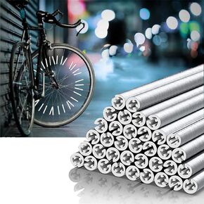 36 Pcs 3M Spoke Reflectors for Bicycles, 360° Visibility Bike Spoke Reflectors, Bike Wheel Reflector Tube, Bike Spoke Skins, Waterproof Warning Spoke Lights Covers for Night Cycling Riding