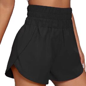 Women's Quick-Dry Running Shorts Elastic High Waisted Workout Active Shorts Sport Athletic Shorts