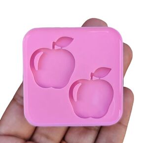 Apple Fruit Silicone Mold, Apple Fruit Mold for Resin Teacher Earrings Mold