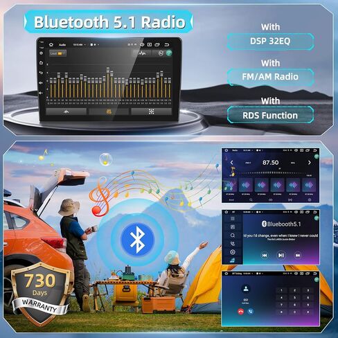 Podofo [2+32G] 8-core Car Stereo Radio for Ford Edge 2015 with Wireless Apple CarPlay & Android Auto 9" Touch Screen Bluetooth Audio with GPS Navigation Mirror Link WiFi FM AM RDS Backup Camera in Saudi Arabia