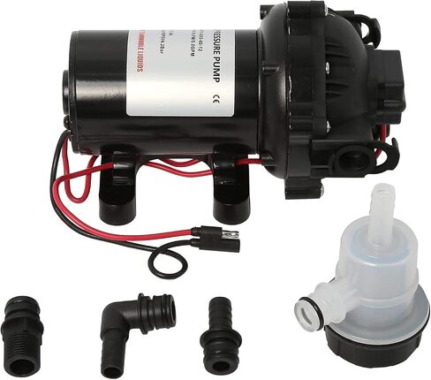 12 فولت مضخة الحجاب الحاجز للمياه العذبة 18.9 غاز البترول المسال/دقيقة 5.0 GPG 60 PSI مضخة الحجاب الحاجز لقارب Carava RV البحرية in Saudi Arabia
