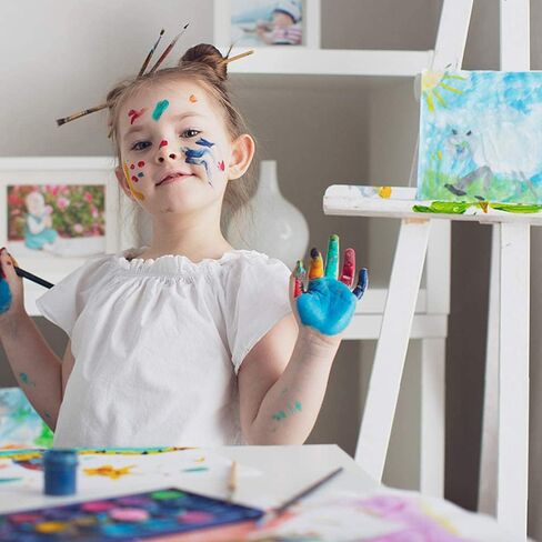 Blank Canvase Boards for Painting, 6x6", 8x8", 10x10" 12x12", 8 Pack 100% Cotton Stretcher Academy Acrylic Oil Painting, Canvases for Kids & Artist in Saudi Arabia