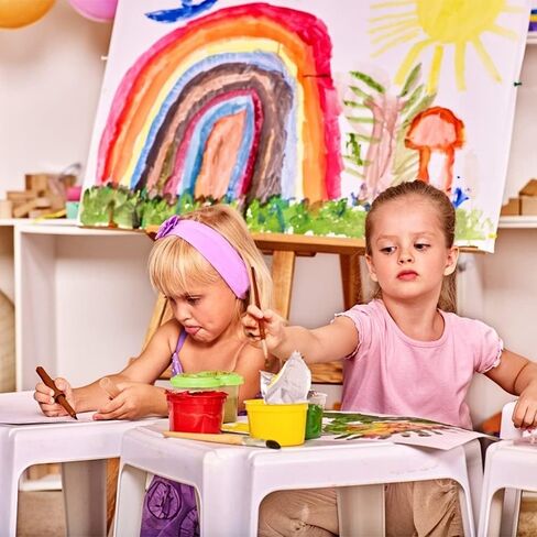 Blank Canvase Boards for Painting, 6x6", 8x8", 10x10" 12x12", 8 Pack 100% Cotton Stretcher Academy Acrylic Oil Painting, Canvases for Kids & Artist in Saudi Arabia