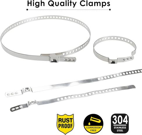 CV Joint Boot Clamp Pliers, Car Band Tool Kit, CV Joint Banding Tools, with CV Boot Clamps(10 Small Clamps, 10 Big Clamps), for Most Cars in Kuwait