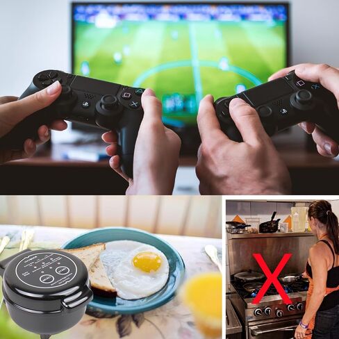 جهاز طهي البيض المقلي الذكي، 6 ميزات للبيض المقلي، اصنع البيض المقلي مثل الجانب المشمس للأعلى، سهل للغاية وما إلى ذلك. يتوقف تلقائيًا مع تنبيه صوتي عند الانتهاء، طلاء غير لاصق، تطبيق براءة اختراع (أسود) in Kuwait