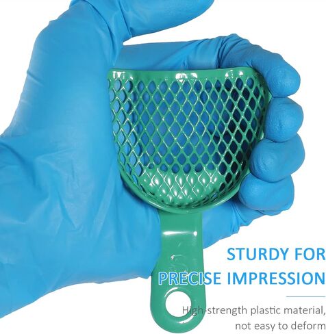 Dental Edentulous Impression Trays Professional Impression Trays for Full Denture Restoration (Pack of 3 Pair) in Saudi Arabia