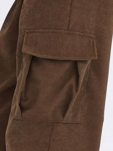 Verdusa Boy's Casual Cargo Pants Elastic Waist Workout Sweatpants Joggers in Saudi Arabia