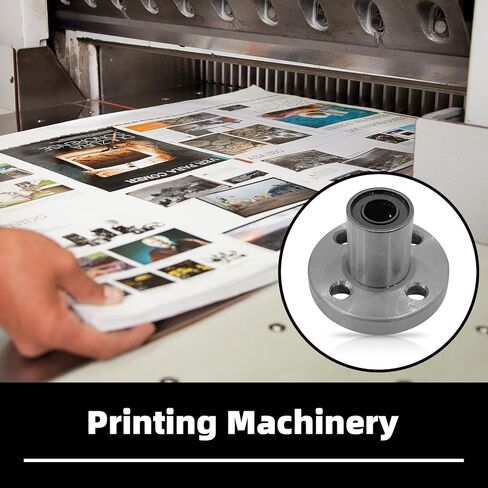 6 قطع محامل كروية خطية 6 مم، LM6UU دائرية/مربعة/بيضاوية شفة كروية الحركة الخطية لطابعة ثلاثية الأبعاد بعمود خطي 6 مم in Kuwait