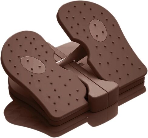 Mini Foldable Leg Exerciser Portable Foot Pedal Exercise Machine Under Desk Stepper Exercising Leg Muscles Physical Therapy Leg Exercise Relieves Varicose Veins at Home Office in Kuwait