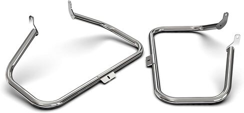 ECOTRIC Chrome Engine Guard Highway Crash Bar Compatible with 2000-2017 Harley Heritage Softail Fat Boy Springer FLST Replacement for HD49004-00 in Saudi Arabia