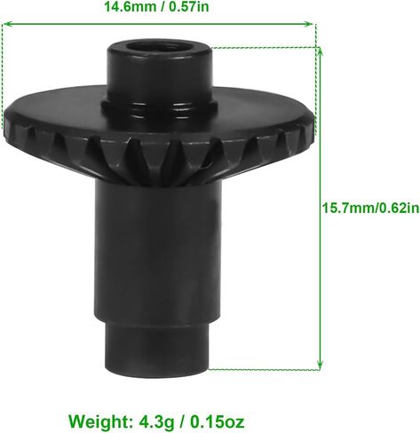 TRX4M Gear 4pcs 22/12T Steel Machined 1/18 RC Crawler Ring Gear Pinion Gear 22/12T Axle Differential Helical Gears for 1/18 RC Crawler TRX4M Upgrades Accessories in Saudi Arabia