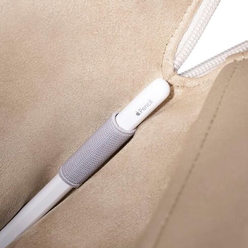 Comfyable Cute Tablet Sleeve for Women, Compatible for iPad Pro 11 Inch M2 M1 4th / 3rd Gen 2022/2021 / iPad Air 2022 & Smart/Magic Keyboard w/ Pencil Holder - Quilted PU Leather Slim Bag Case in Saudi Arabia